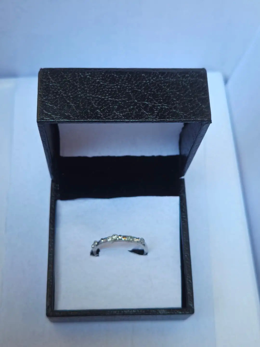 Premium Silver-Plated Adjustable Statement Ring – Minimalist High-Polish Band for Women