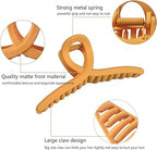 Pack of 3 Premium Matte Hair Claw Clips – High-Quality Imported Large Nonslip Hair Clamps for Women & Girls