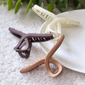 Pack of 3 Premium Matte Hair Claw Clips – High-Quality Imported Large Nonslip Hair Clamps for Women & Girls