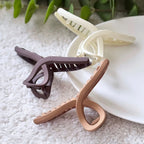 Pack of 3 Premium Matte Hair Claw Clips – High-Quality Imported Large Nonslip Hair Clamps for Women & Girls