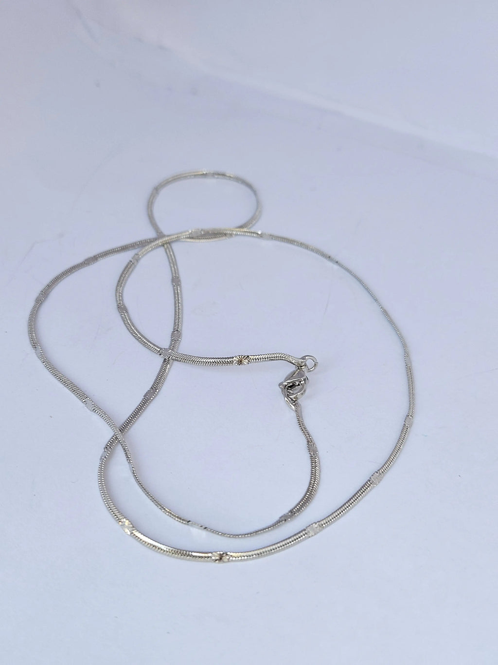 Classic Italian Style Snake Chain Necklace with Delicate Bead Accents – Minimalist Gold & Silver Plated Daily Wear Jewelry