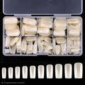 100 Pcs Clear Transparent Artificial Nails – Professional DIY Nail Tips for Extensions & Art
