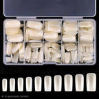 100 Pcs Clear Transparent Artificial Nails – Professional DIY Nail Tips for Extensions & Art