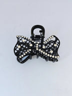 Luxury Metal Butterfly Hair Claw Clip with Sparkling Crystal Studs – Premium Rhinestone Hair Jewelry for Women