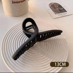 Pack of 3 Premium Matte Hair Claw Clips – High-Quality Imported Large Nonslip Hair Clamps for Women & Girls