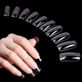 100 Pcs Clear Transparent Artificial Nails – Professional DIY Nail Tips for Extensions & Art