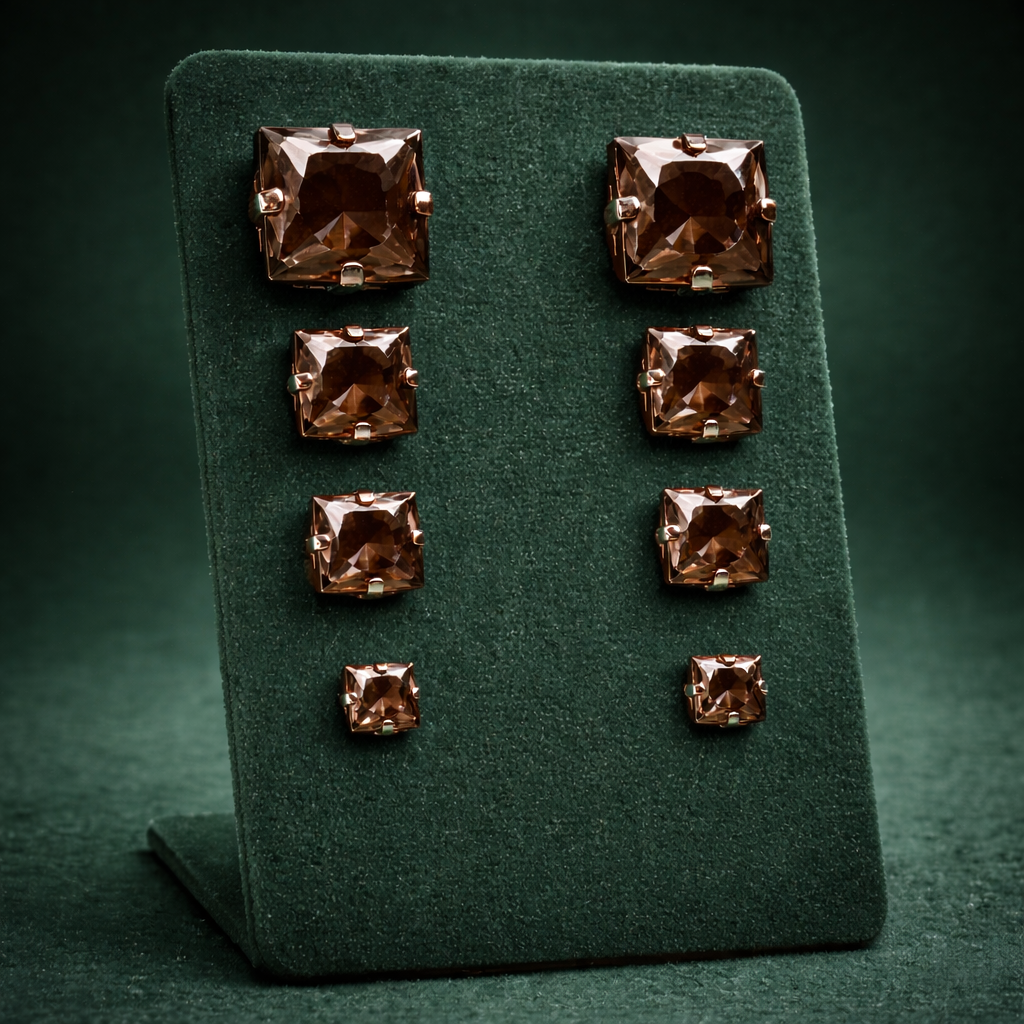 Premium Luxury Collection – Handcrafted Gold-Plated Metal Jewelry with High-Grade Stones
